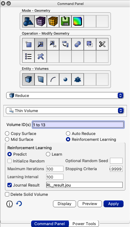 Image of RL-command-panel