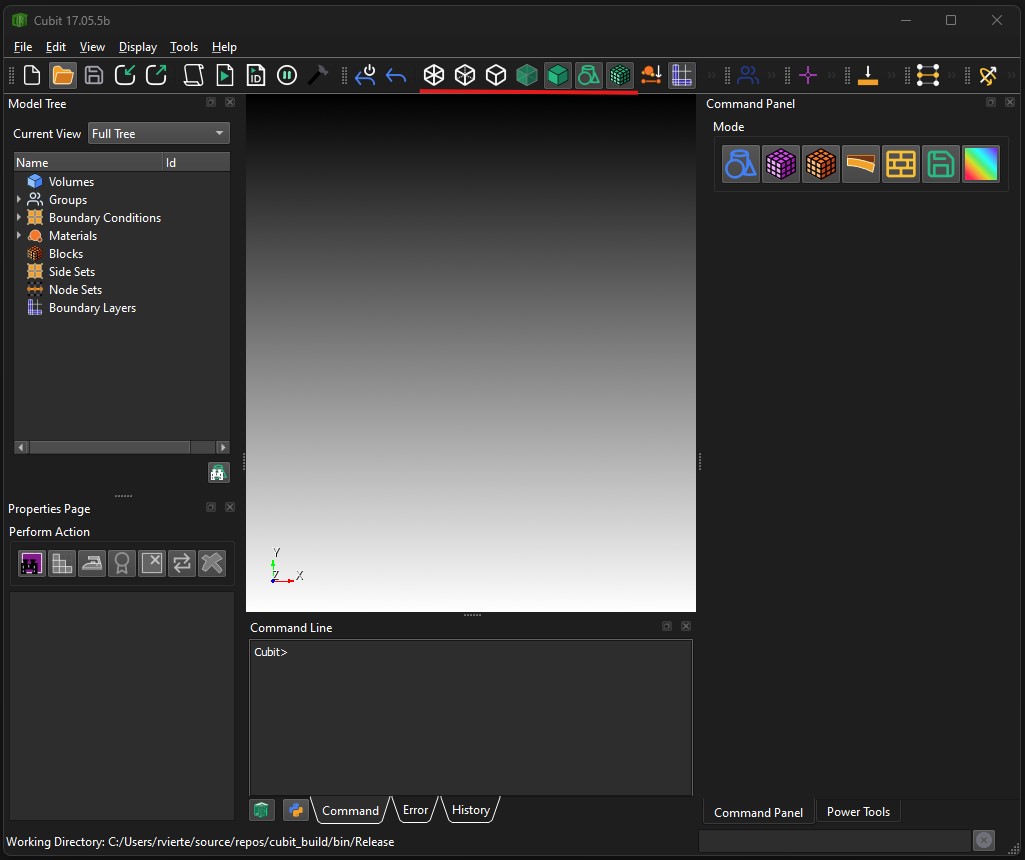 A screenshot of Cubit® in dark mode highlighting the icon redesigns.