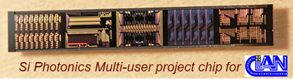 Si Photonics Multi-user project chip