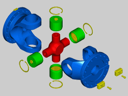 Traditional universal joint diagram