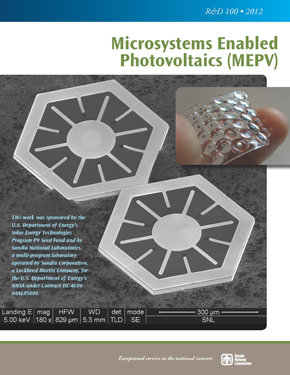 Microsystems Enabled Photovoltaics publication snapshot 2012