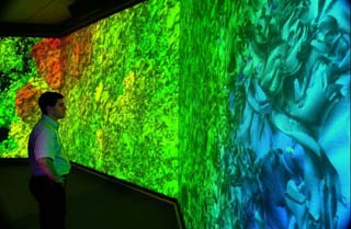 The VIEWS Corridor at Sandia National Laboratories, NM, displays its first 60 megapixel image.
