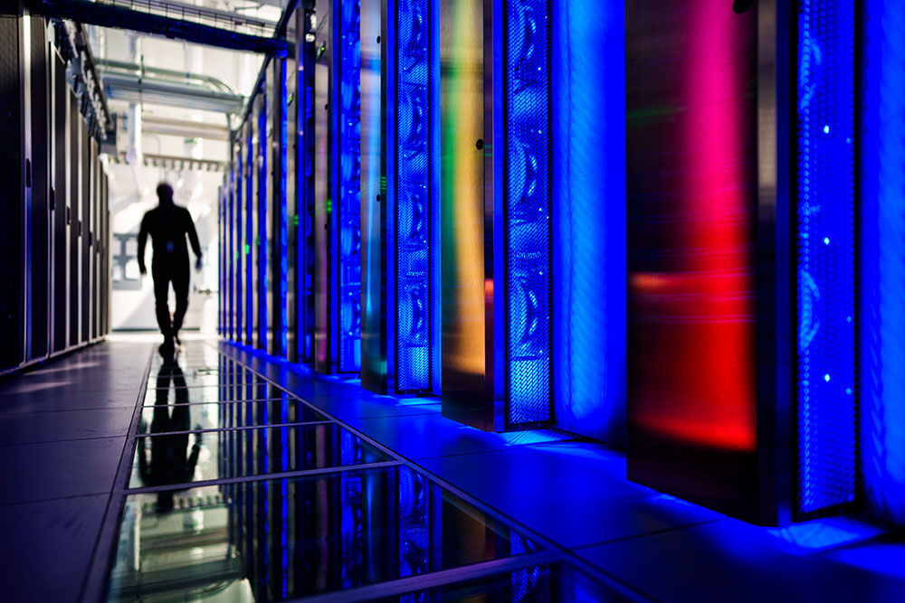 STOUT SUCCESS — Sandia supercomputer Stout has earned the 87th spot on the Top500 computers list that was released Nov. 13. (Photo illustration by Craig Fritz)