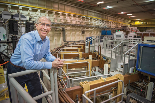 Sandia Fellow Keith Matzen stands at ease in the Z facility he helped create. Matzen received the 2019 Distinguished Career Award by Fusion Power Associates for his many contributions to the laboratory development of nuclear fusion. Learn more atbit.ly/2RXQ4rLPhoto by Randy Montoya.