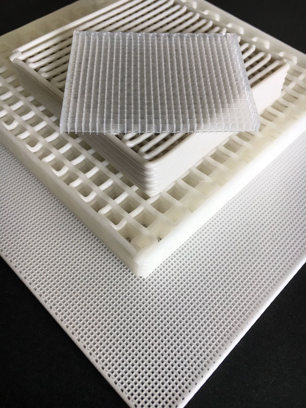Additively manufactured pads
