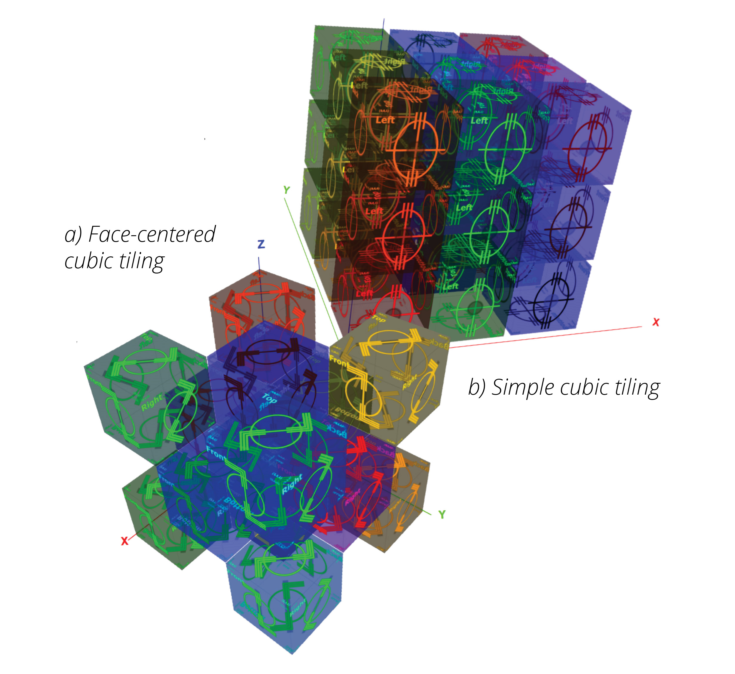 graphic of metamaterial unit cells