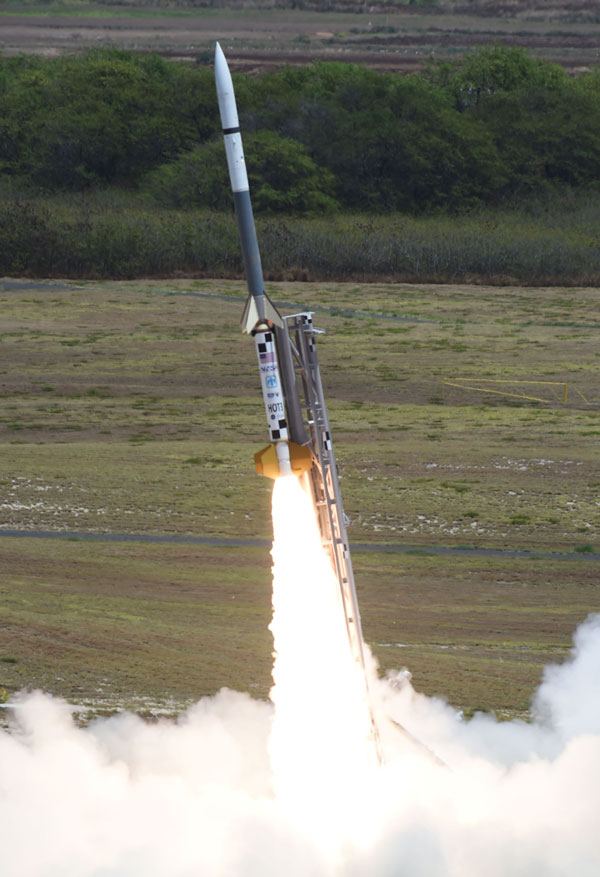 HOT SHOT rocket launch