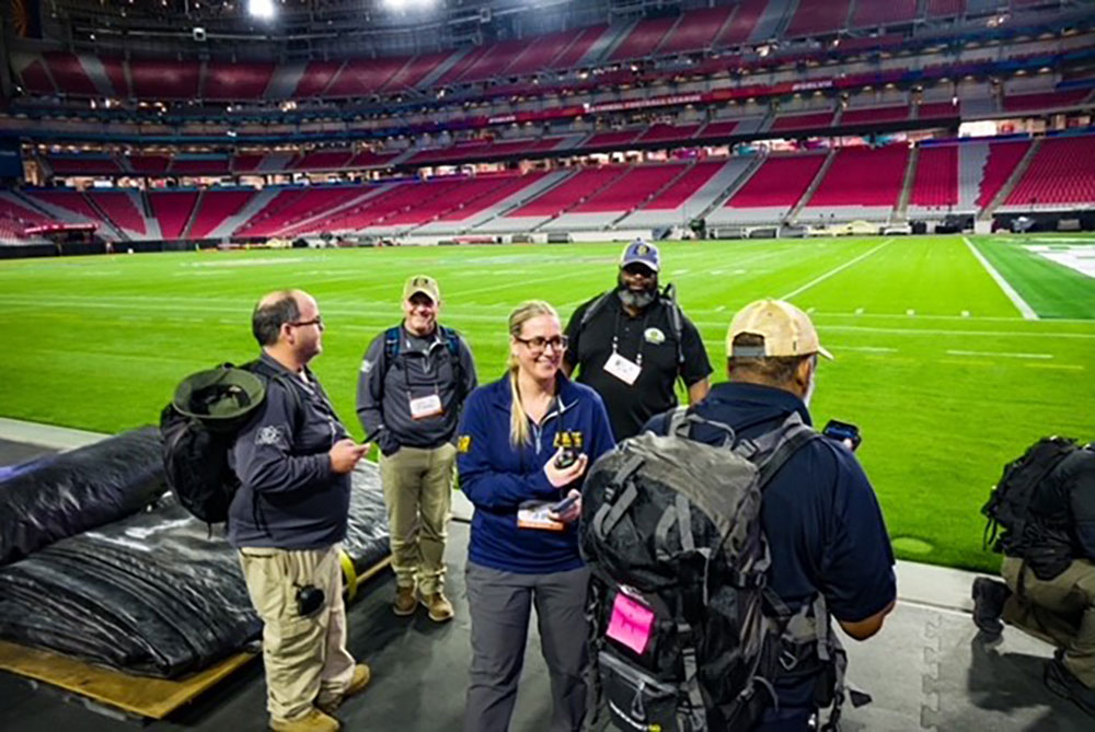 Nuclear Emergency Support Team supports Super Bowl LVI.