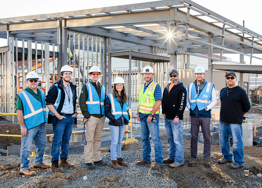 Sandians and partners at Y-12 construction site.