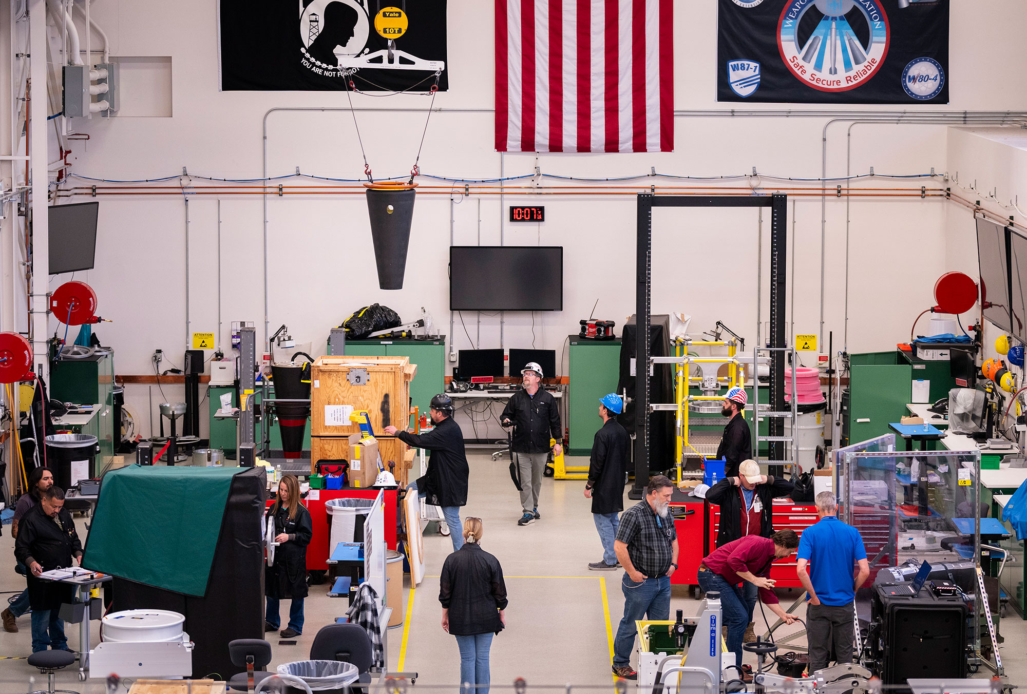 W87-1 lift and assembly area.