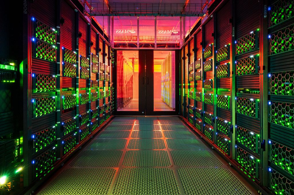 Hops, pictured above, is one of the Sandia systems used to build the model.