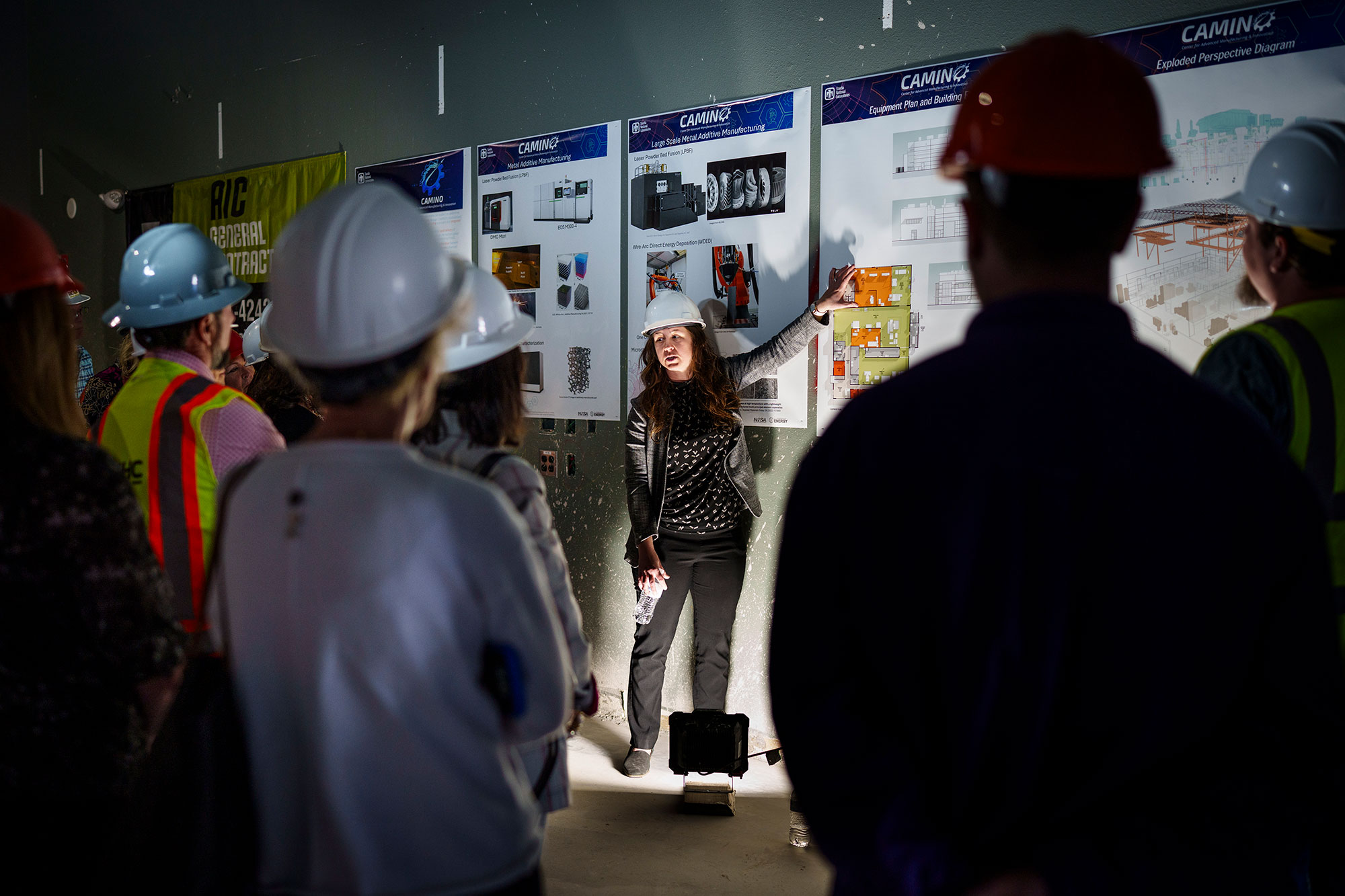 A hard hat tour at CAMINO.