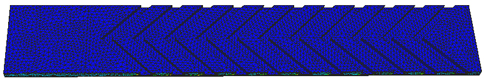 3D mesh of membrane with micromixers