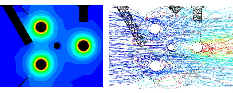 Image of radiation-particles