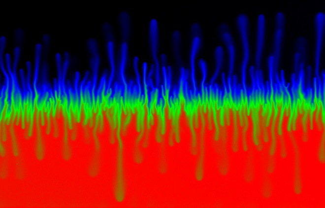 Double Diffusion in a Hele-Shaw cell