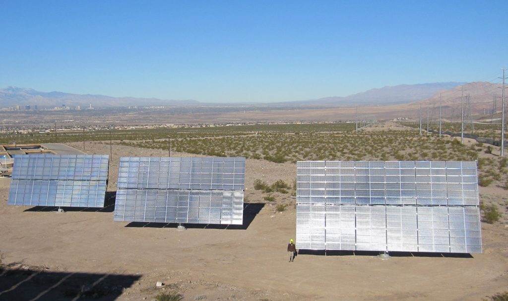 Soitec installed an 84-kW concentrated photovoltaic (CPV) system at the Nevada RTC in the Spring of 2014.
