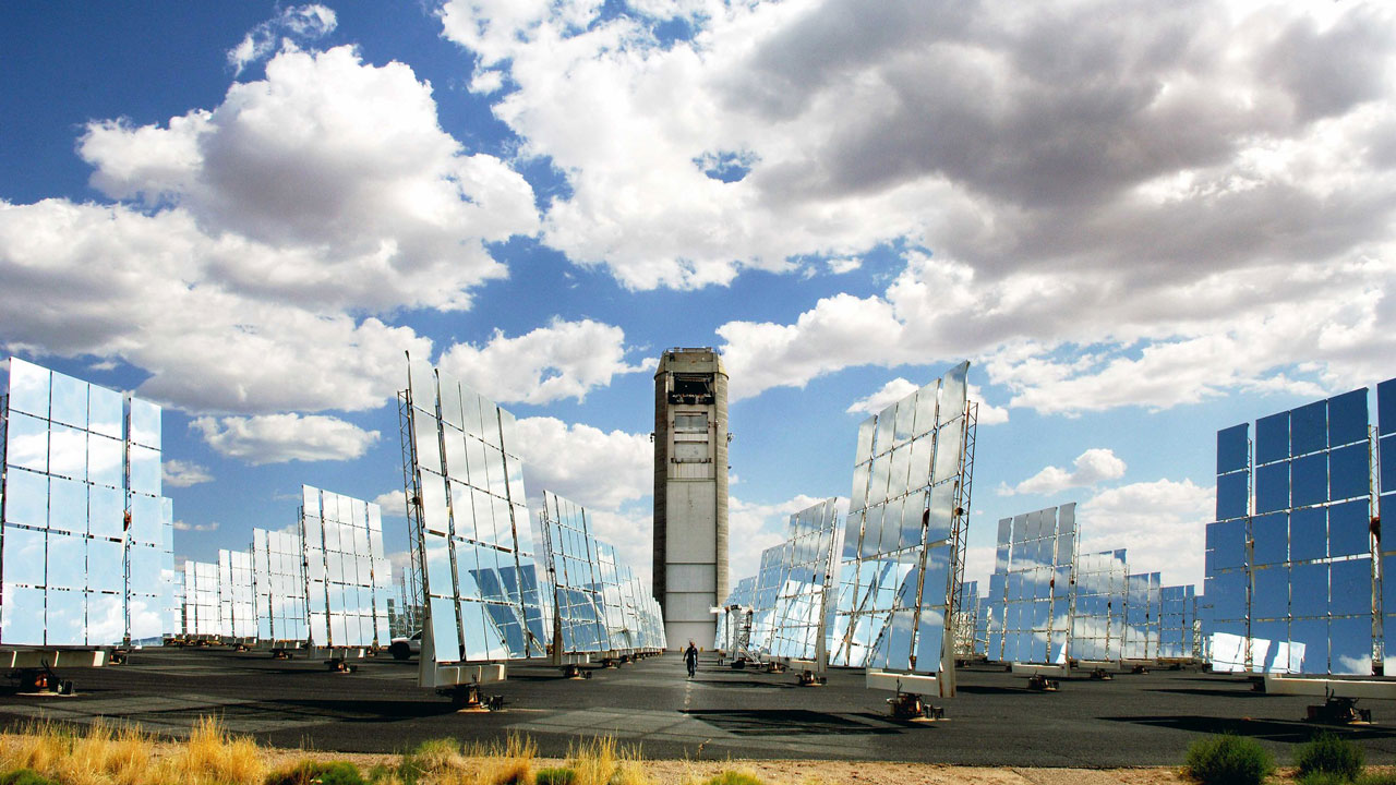 National Solar Thermal Test Facility multimegawatt solar tower