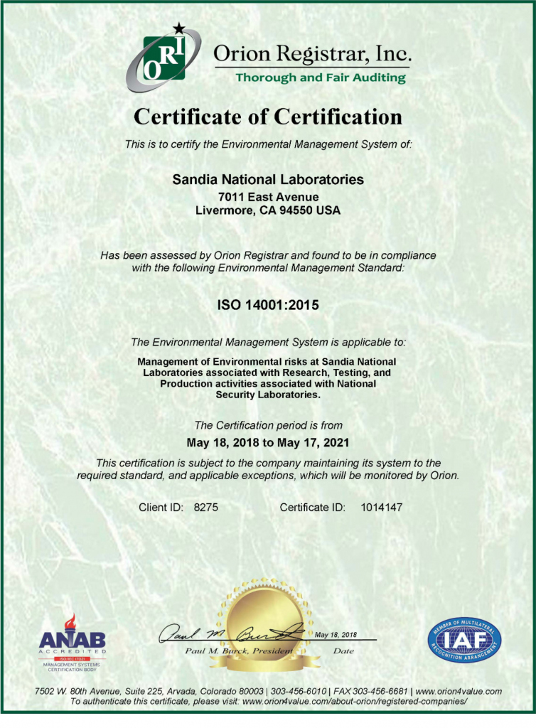 Image of ISO-Certificate-CA