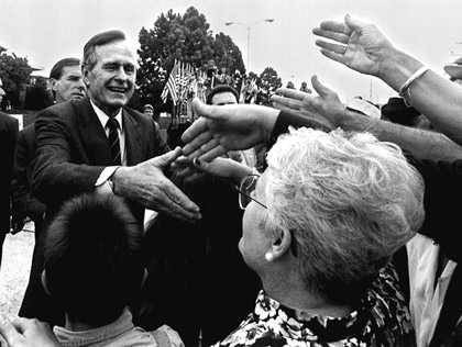 President Bush visit in 1992