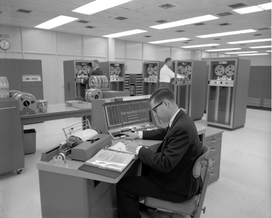 Electronic Data Processing Machine installed in Building 880