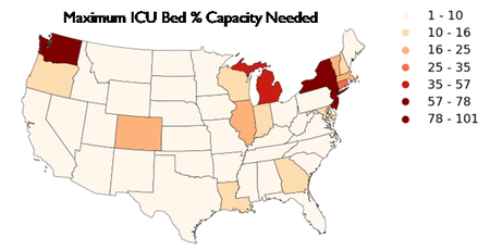 Figure 2. State or county level risk indicators can be shown