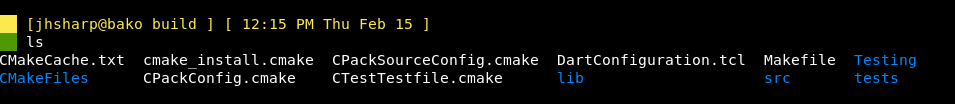 Folder contents