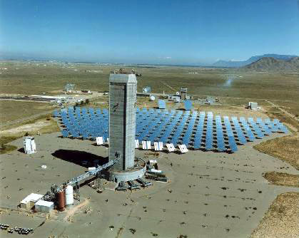 Image of Sandia's National Solar Thermal Test Facility