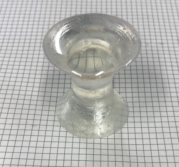 Scintillator produced by dissolvable molds
