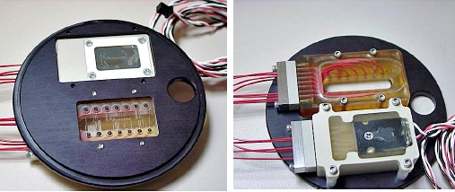 MICA adapts to many commercial microscopes and is ideal for use in BSL-3 and -4