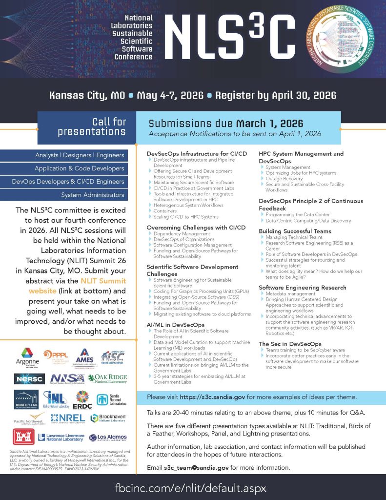 Download the S3C 2026 Info Sheet