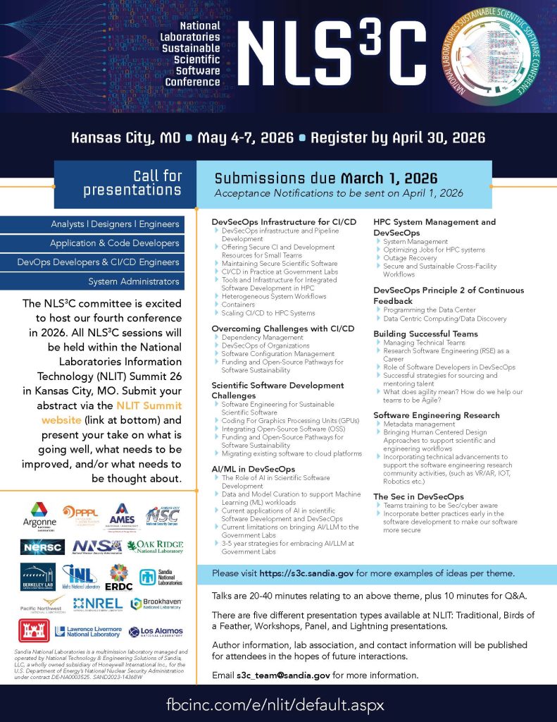 Download the S3C 2026 Info Sheet