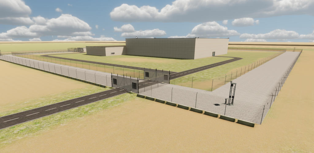 Model of Lagassi hypothetical facility