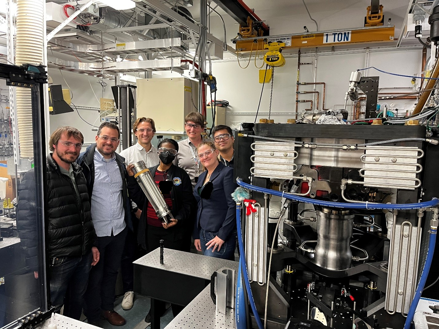 Photo of staff in engine library