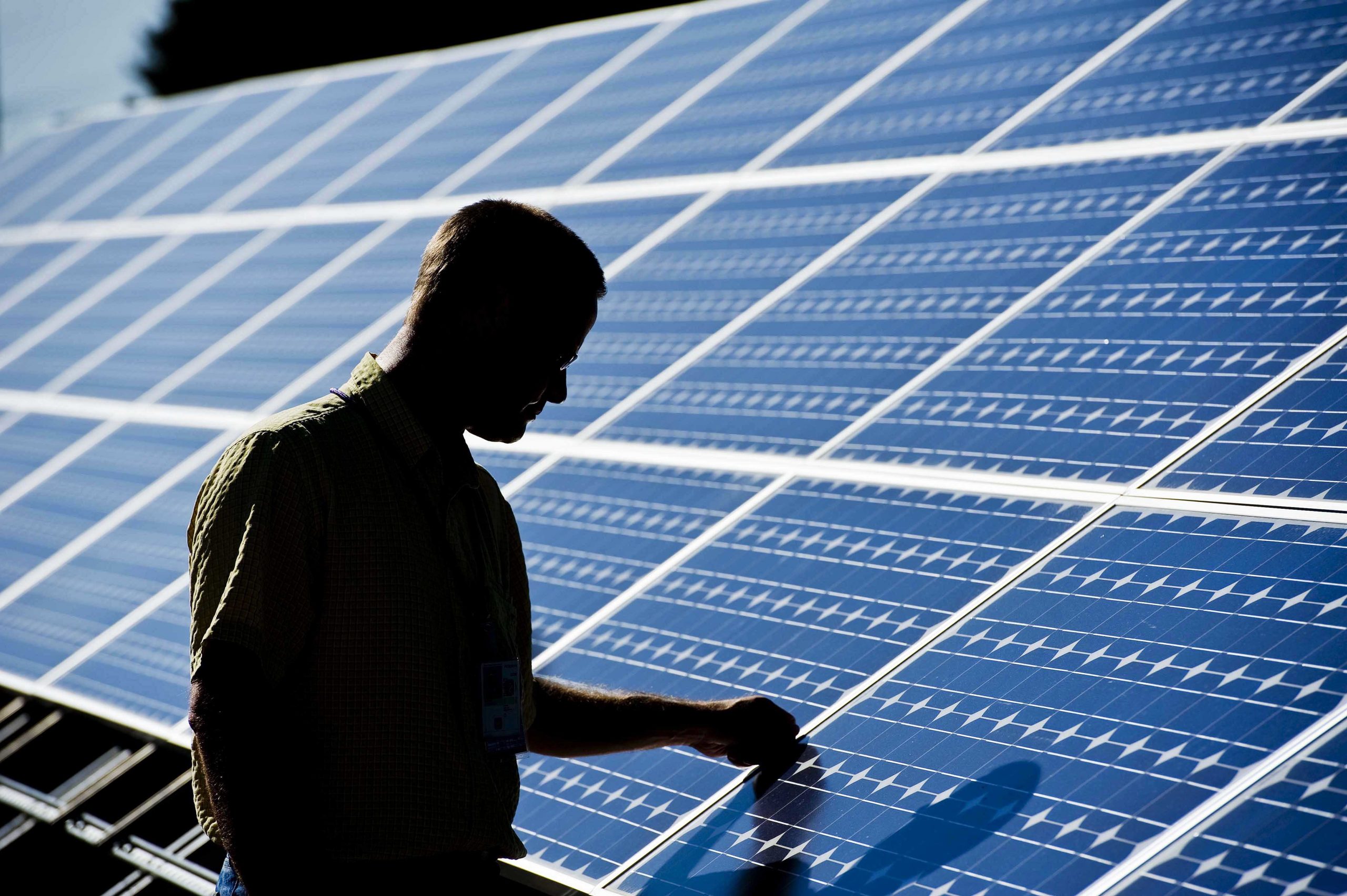 Sandia researcher Josh Stein studies how clouds impact large-scale solar photovoltaic (PV) power plants.