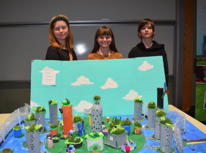 Students from Taos Municipal Charter School earned second place for their “Aquatopia” city as part of the 2025 Future City Competition. 
