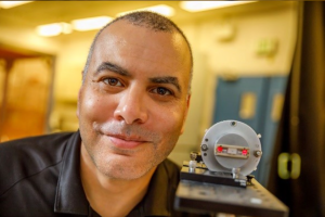 <strong>Israel Owens was the principal investigator for the award-winning Electro-Optical Sensor. </strong>(Photo by Bret Latter) Click on the thumbnail for a high-resolution image.