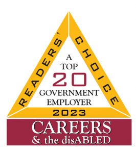 Top 20 Careers & The disAbled Award Logo