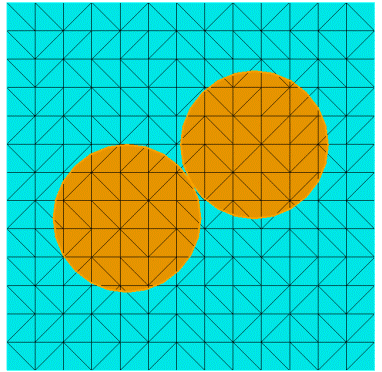 Example of a mesh generated by the Conformal Decomposition Finite Element Method (CDFEM).