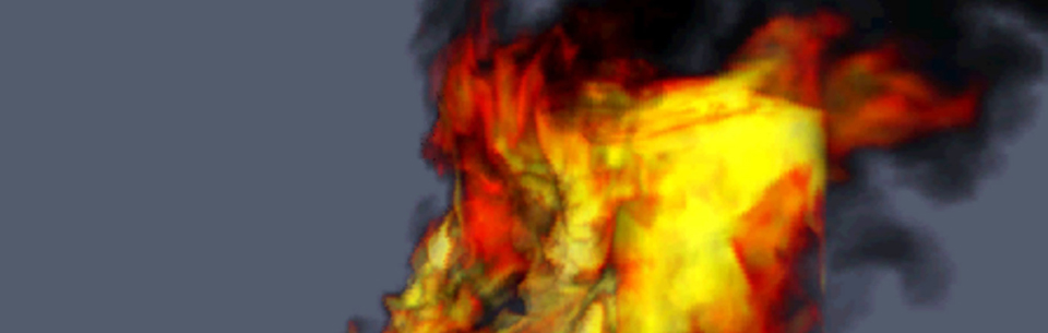 simulation of flames and smoke