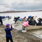 seal-skin boat race