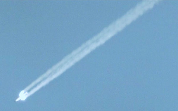 mock B61-12 drops through the air