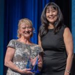 SWE president Penny Wirsing and Sandia's Jackie Chen