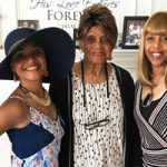 The author with her mother and grandmother