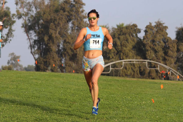 Sofie Schunk running in race