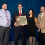 award winners with Rick Perry