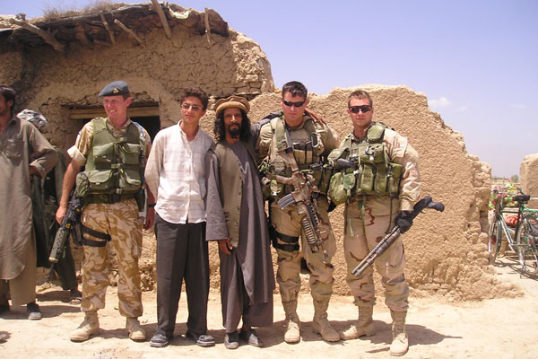 Ed Williams and other soldiers in Afghanistan