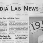first issue of Lab News circa 1954