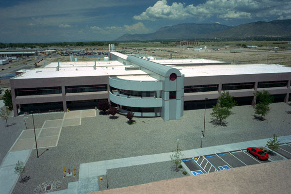 MESA facility aerial view circa 1989