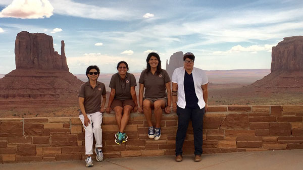 Sandia interns at Monument Valley, Arizona