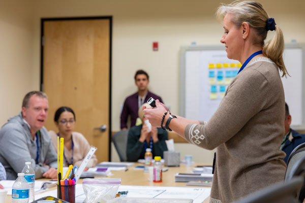 Carrie O’Hara teaches nuclear safety class